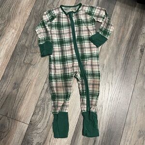Plaid Little Sleepies zippy